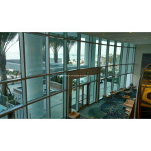 Construction Project Aluminium Hidden Frame Glass Curtain Wall